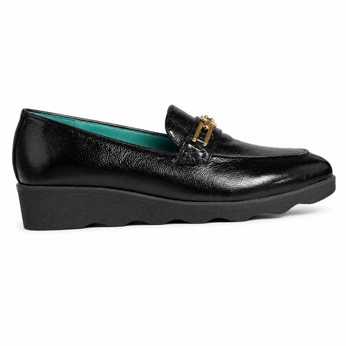 Robert Zur SONYA - Black Crinkle Patent
