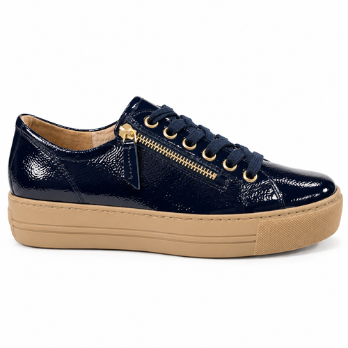 Paul Green Fresno - Blue Crinkled Patent