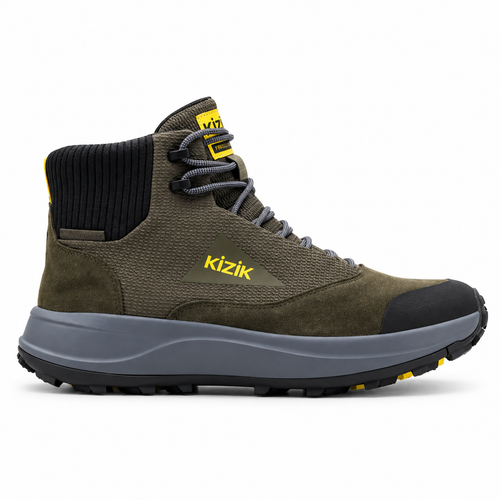 Kizik Men's Freedom Hike - Olive Night/Smoked Pearl