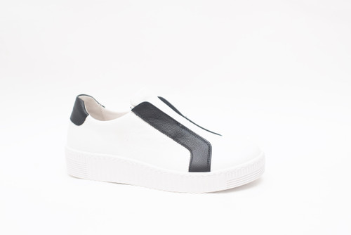 Gabor 23.335 Slip-On Sneakers - White/Black