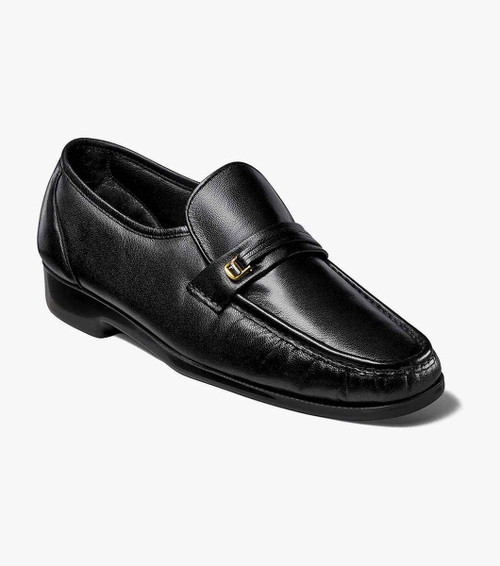 Florsheim Riva Moc Toe Bit Loafer - Black