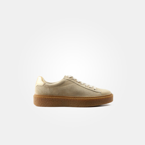 Paul Green Sage Sneaker - Biscuit/Oro Combo