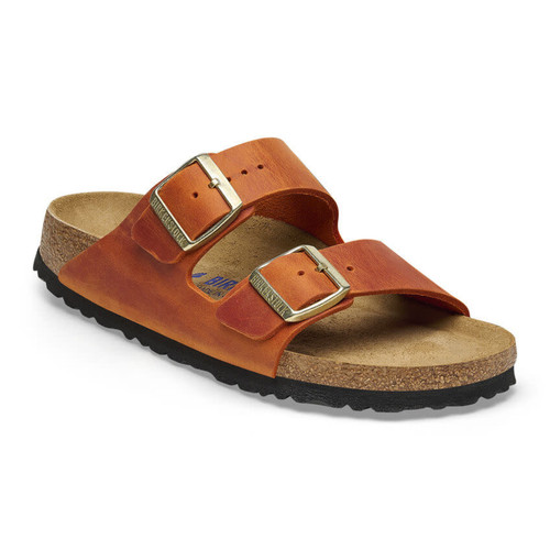 Birkenstock Arizona Burnt Orange Oiled Leather N