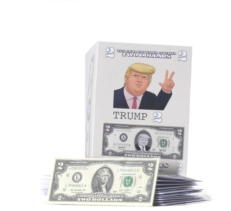trump two dollar bill