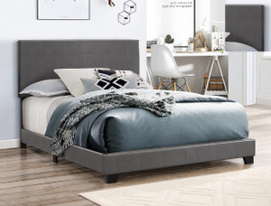 ERIN BED FRAME GREY PU