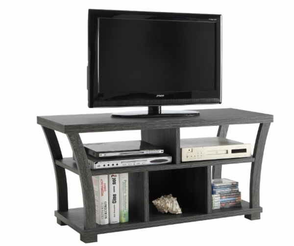 GRAY TV STAND HOLDS UP TO 50"