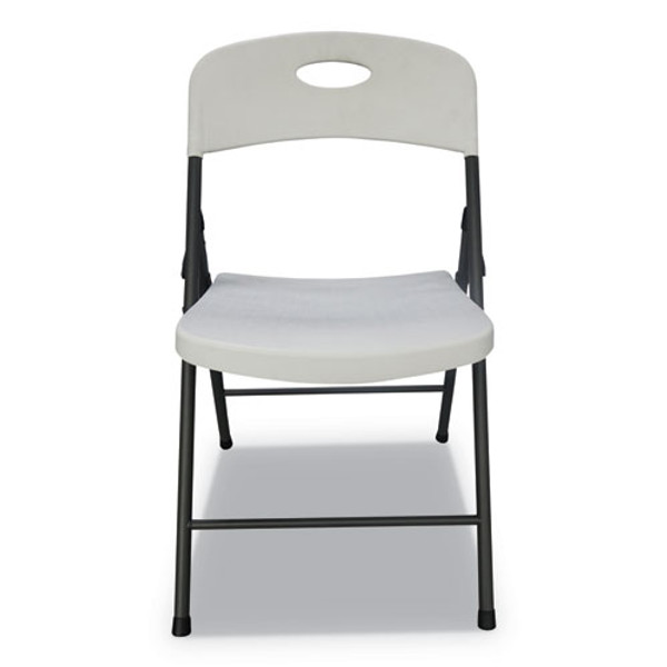 Alera Molded Resin Folding Chair, 4/Carton