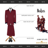 The Beatles 1963  Please Please Me Burgundy suit