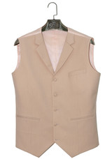 Sand colour men's waistcoat