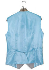 Light Grey pin stripe V cut men's waistcoat