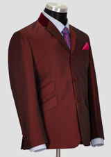 burgundy tonic suit