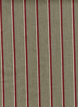 Weller Patch with Flap Pocket White Burgundy Stripe in Brown Boating Blazer