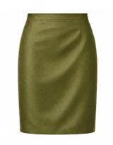Golden Green Two Tone Skirt