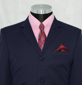 navy blue suit