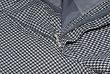 grey houndstooth trouser