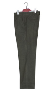 Olive flannel wool trouser Olive flannel wool trouser
