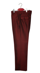 Burgundy tonic trouser