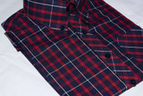 Mod shirt | button down red & black check shirt