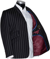 black striped blazer
