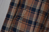 Original madras check in brown mod blazer