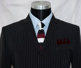 Classic pinstripe wool suit 60s mod