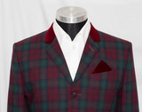 Lindsy tartan check mod suit