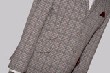 Gun club check grey mod 3 button suit