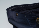 Navy blue stapress trouser