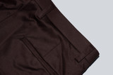 Brown stapress trouser