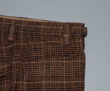 Brown check trouser