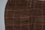 Brown check trouser