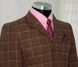 tweed check suit