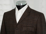 Tweed Chocolate brown vintage jacket