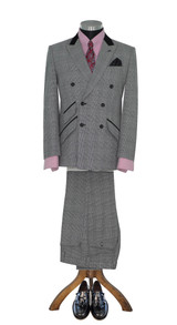 peak lapel 3 piece suit