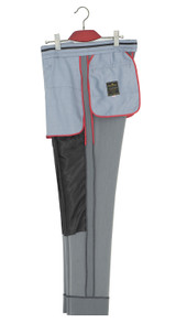 light grey peak lapel suit