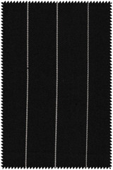 white pin stripe black 3 piece suit