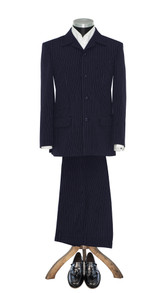 The beatles navy blue pin stripe suit