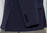 The beatles navy blue pin stripe suit
