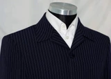 The beatles navy blue pin stripe suit