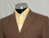 Kenny Jones tweed brown herringbone winter blazer