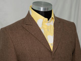 Kenny Jones tweed brown herringbone winter blazer