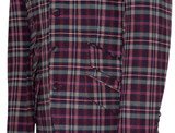 Weller Multicolor Tartan Check Peak Lapel 4 Button Mod Suit