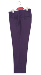 Weller Purple Peak Lapel 3 Button Mod Suit
