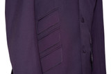 Weller Purple Peak Lapel 3 Button Mod Suit