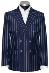 Navy blue Double breasted blazer vintage style Navy blue Double breasted blazer vintage style