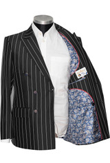 Black Double breasted blazer