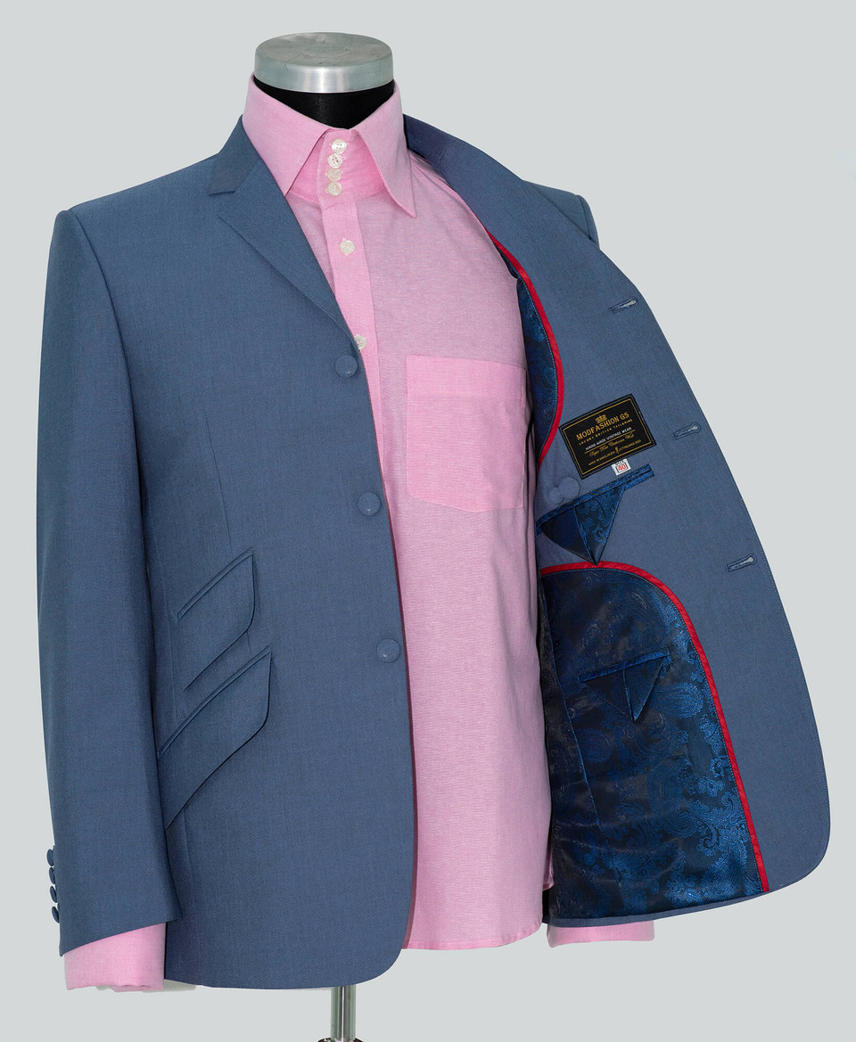 Paul weller carolina blue mod suit