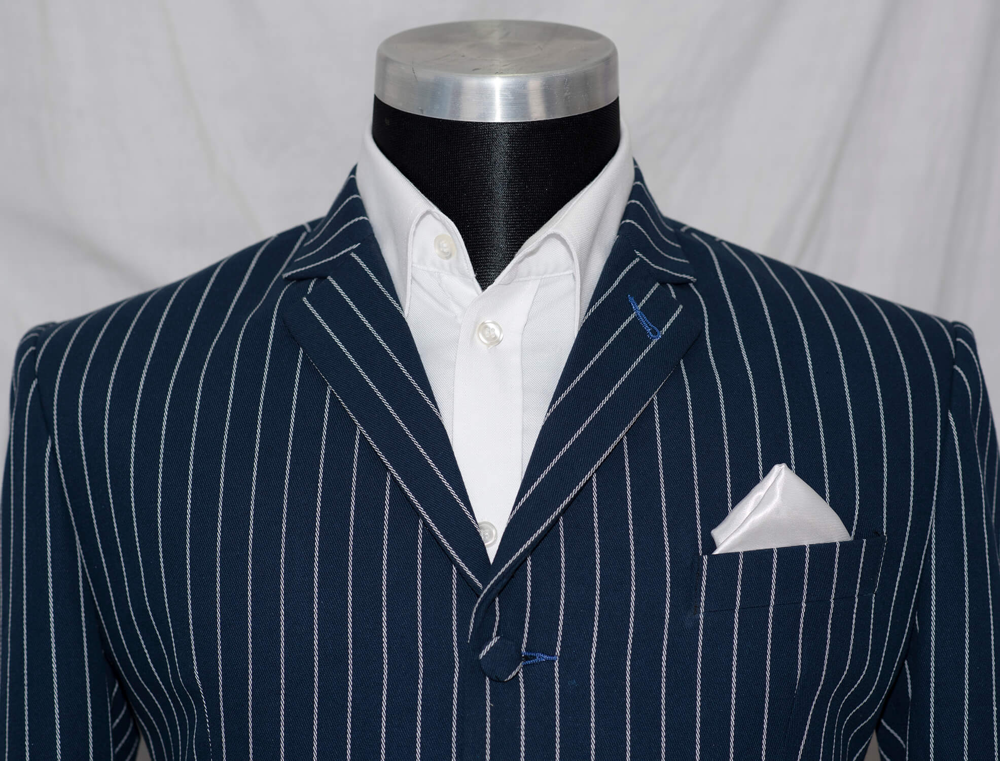 navy blue classic boating blazer
