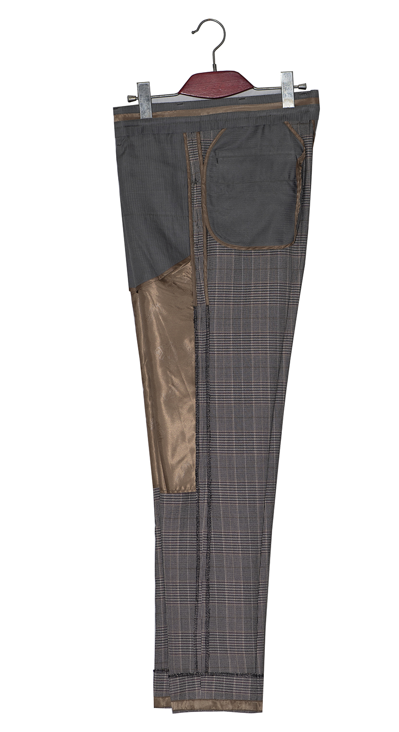 ボトムスその他 Rohe Trousers in Prince of Wales check CELINE HOMME Straight-Leg Prince of Wales Wool Trousers for