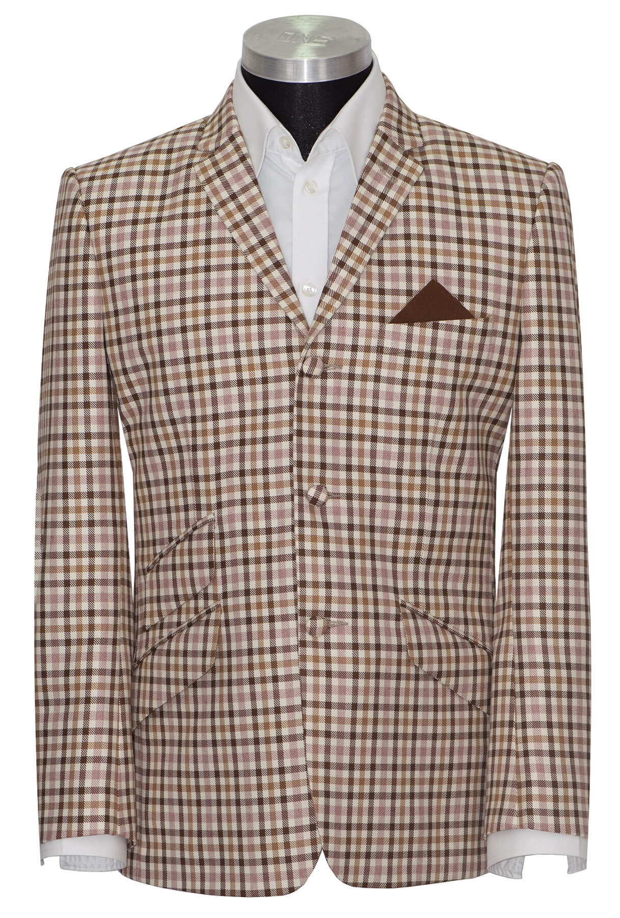 Mike smith gun club check brown jacket 1960's